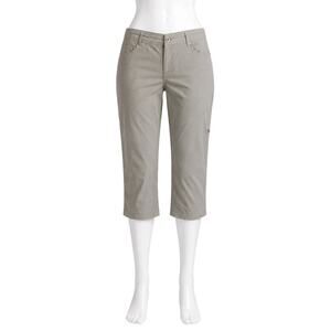 Kuhl Women’s Size 14 Gray Hiking Capri Pants Outdoor Stretch Cropped Pants